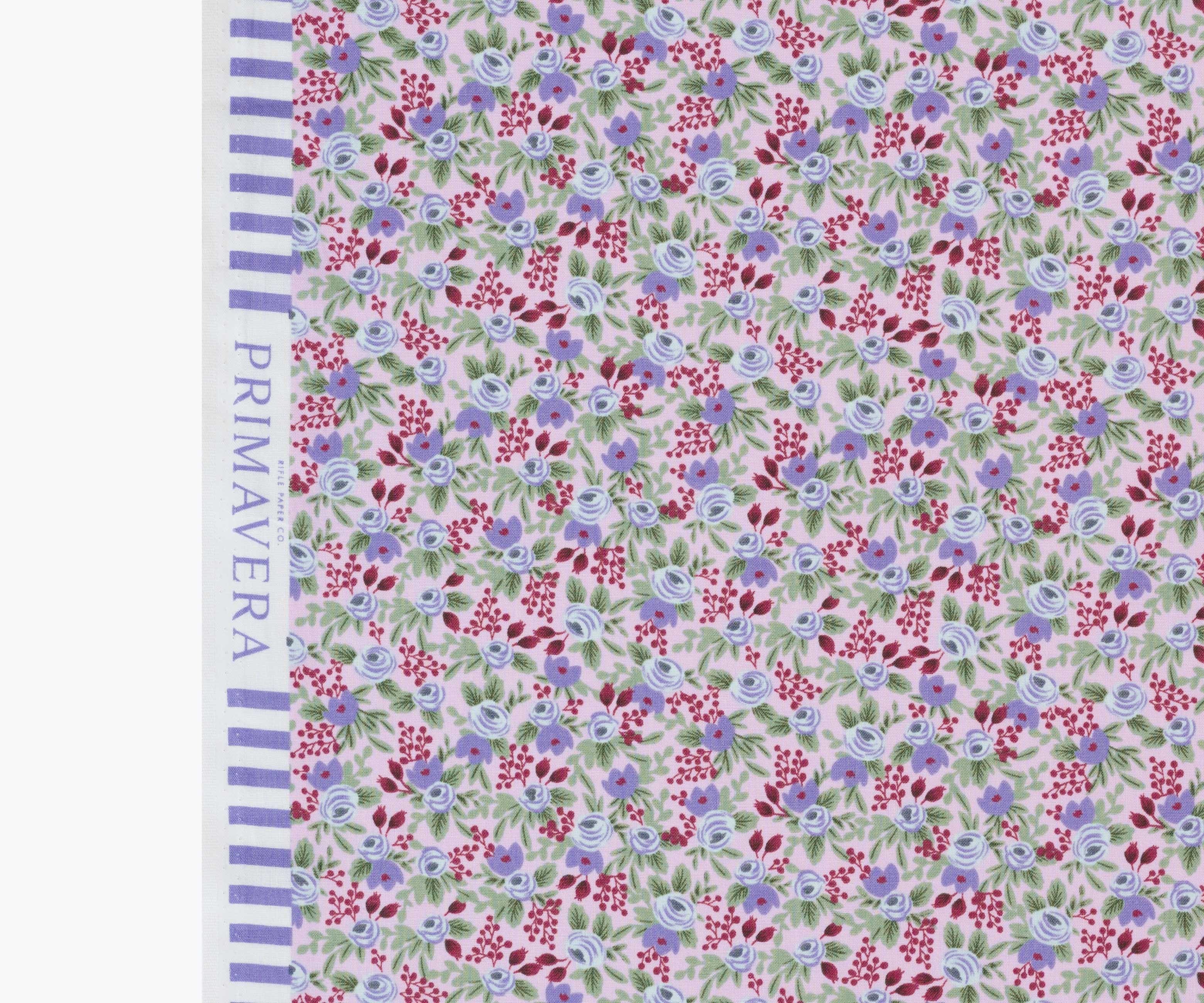 Rosa Cotton Fabric - Lilac